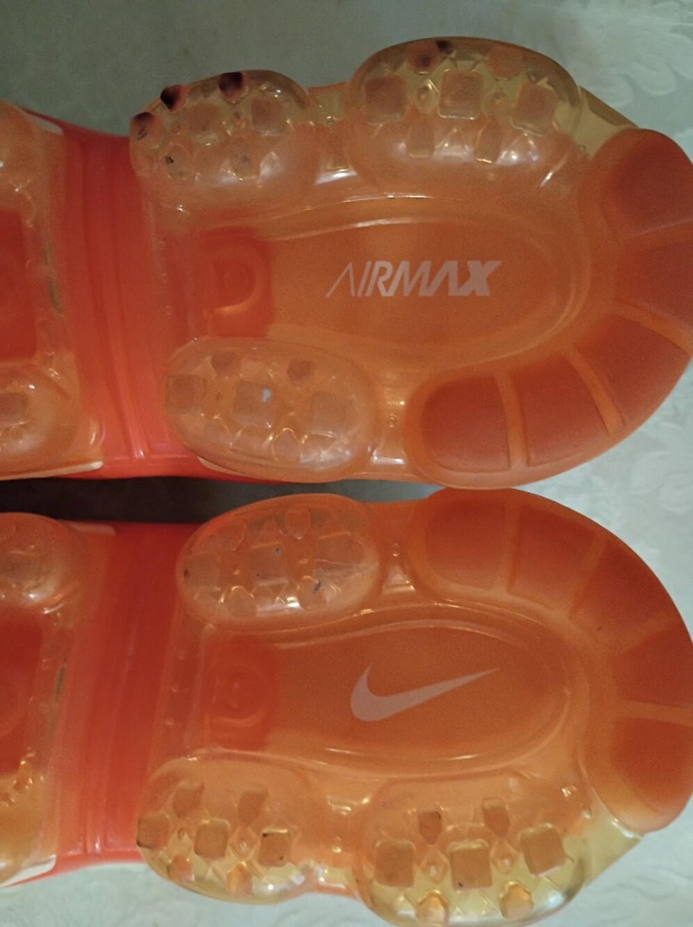 NIKE (AO4550-005) Air VaporMax Plus 'Creamsicle' - Women's Size 9 - Picture 9 of 16